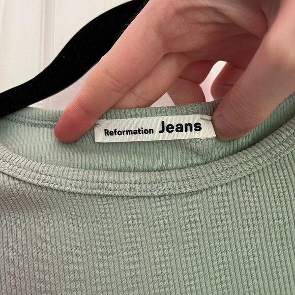 Reformation Muse Tee - Celadon - Picture 3 of 7